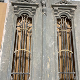 Doors with Iron 48in x 101in x 1.75in #1018 - Saltaire Antiques