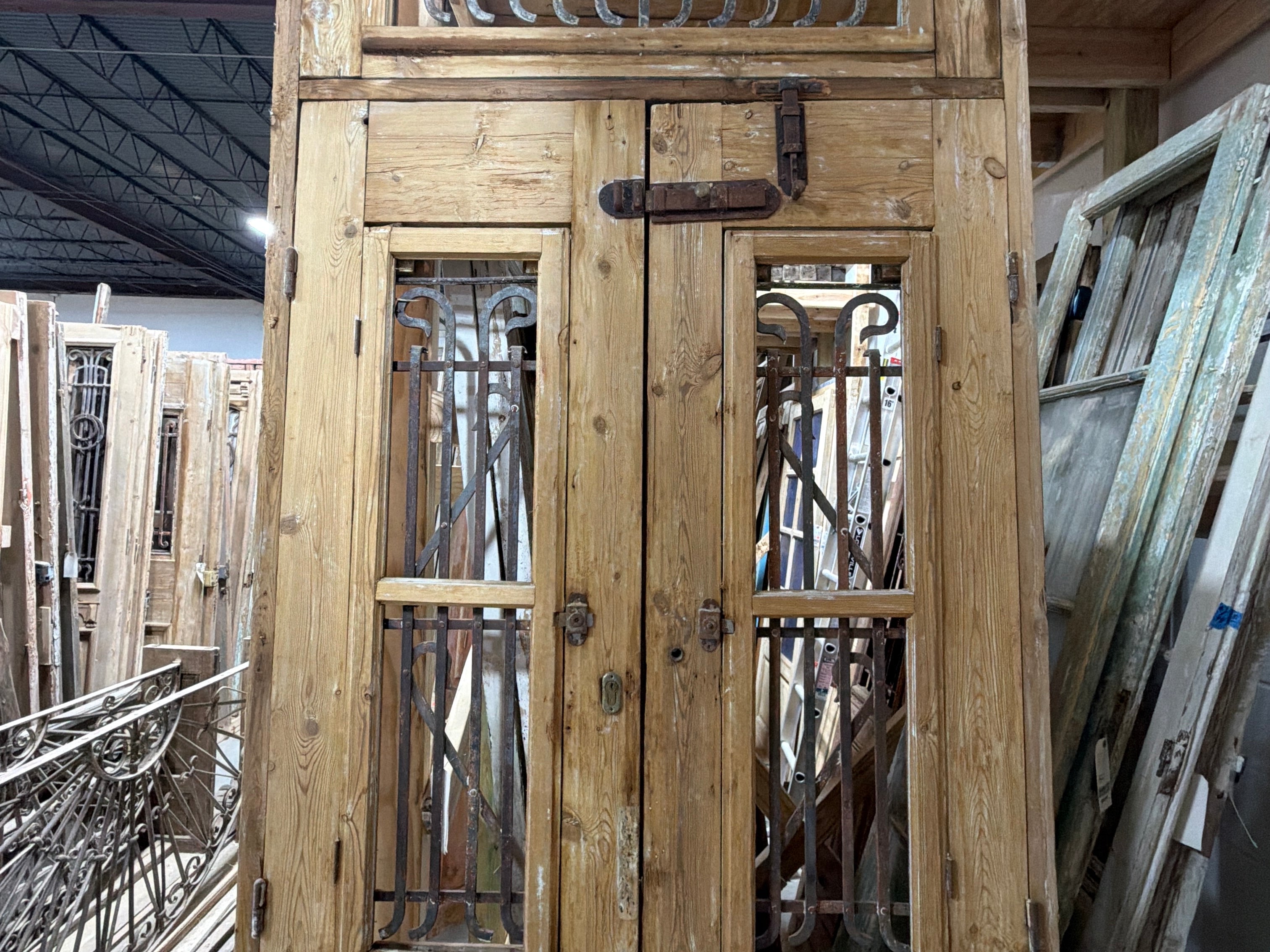 Doors with Iron 46in x 121in #217 - Saltaire Antiques