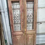 Doors with Iron 43in x 92in x 1.75in #1068 - Saltaire Antiques