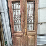 Doors with Iron 43in x 92in x 1.75in #1068 - Saltaire Antiques