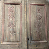 Solid Door (Carved) 59in x 97.5in x 2.25in #1205 - Saltaire Antiques