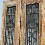 Doors with Iron 43in x 90in x 1.75in #356 - Saltaire Antiques