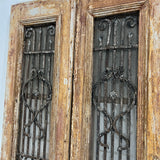 Doors with Iron 43in x 90in x 1.75in #356 - Saltaire Antiques