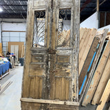 Doors with Iron 55in x 126in x 1.75in #1031 - Saltaire Antiques
