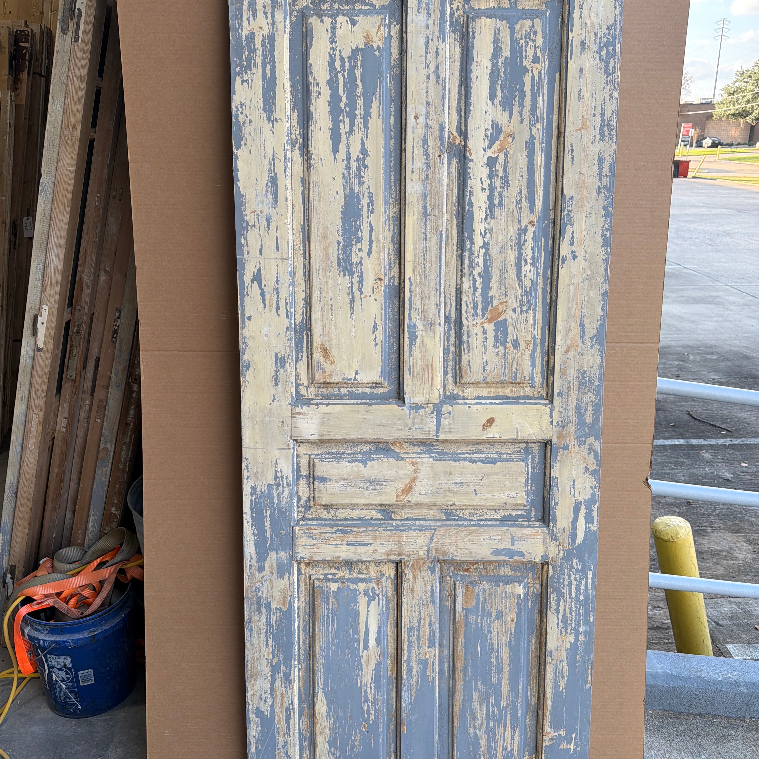 Solid Door (Raised Panel) 32in x 80in x 1.75in #1319 - Saltaire Antiques