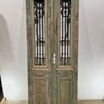 Doors with Iron 40in x 92in x 1.75in #353 - Saltaire Antiques