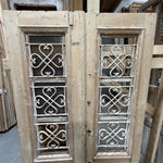 Doors with Iron 44in x 85in x 1.875in #1242 - Saltaire Antiques