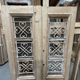 Doors with Iron 44in x 85in x 1.875in #1242 - Saltaire Antiques