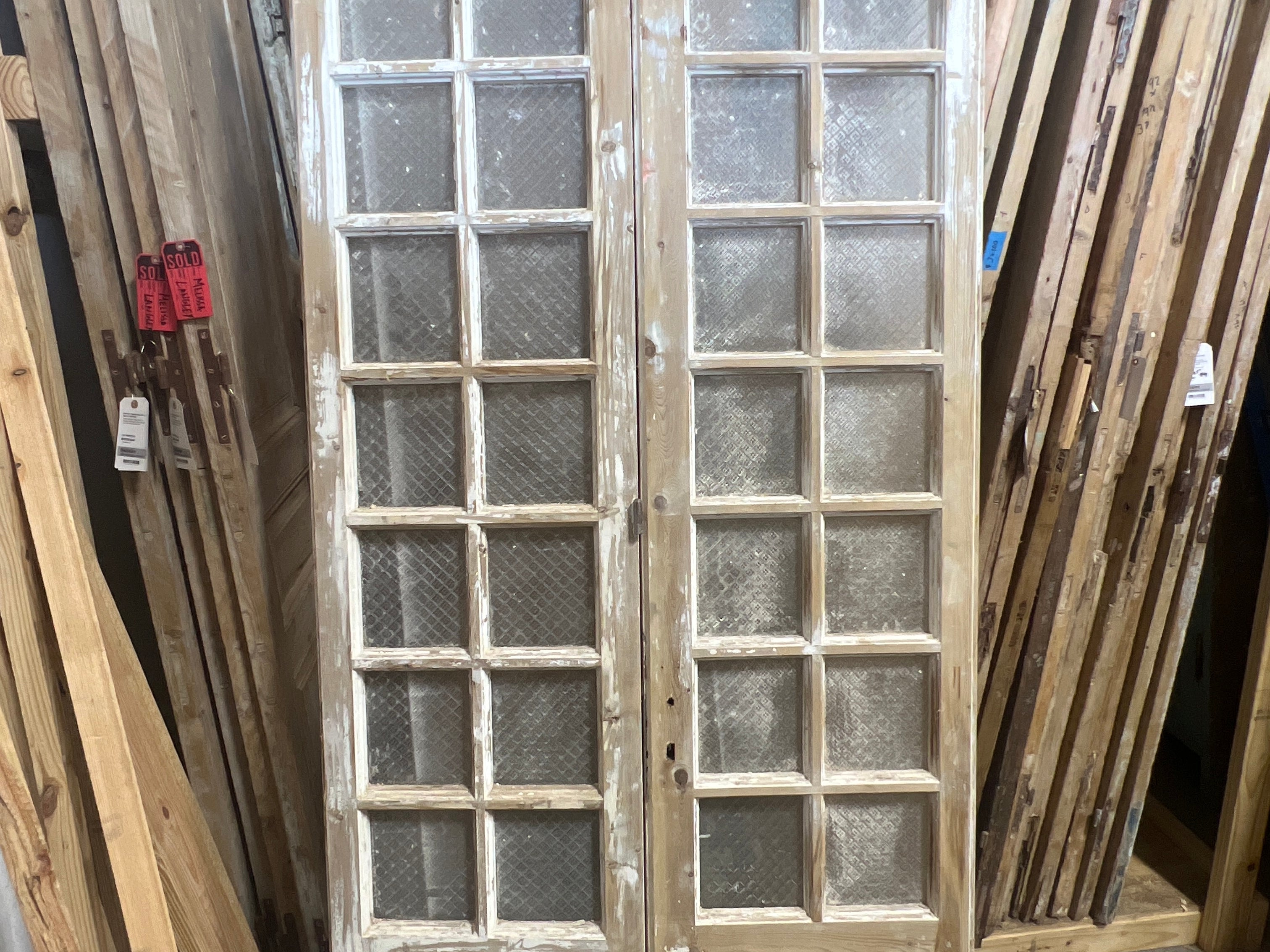 Doors with Lites 40in x 96in x 1.75in #1152 - Saltaire Antiques