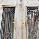 Doors with Iron 44.5in x 98.5in x 1.75in #1254 - Saltaire Antiques