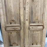 Solid Door (Carved) 62.5in x 105.5in x 1.75in #1137 - Saltaire Antiques
