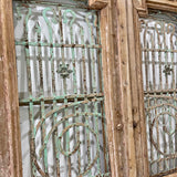 Doors with Iron 60in x 103in x 1.75in #177 - Saltaire Antiques