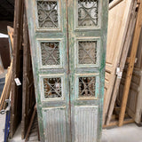 Doors with Iron 38in x 93.5in x 1.75in #1256 - Saltaire Antiques