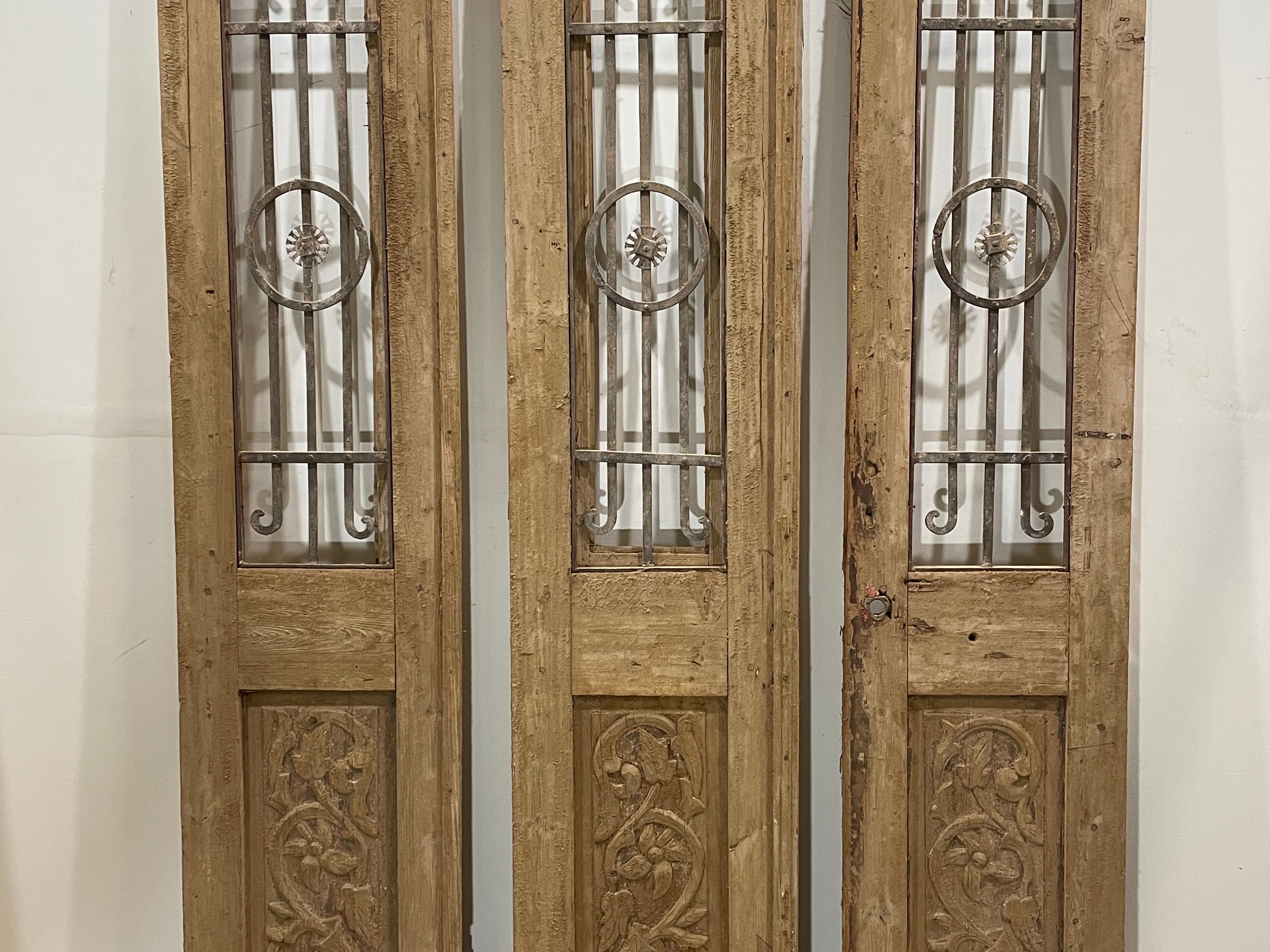 Doors with Iron 57in x 87in x 1.75in #324 - Saltaire Antiques