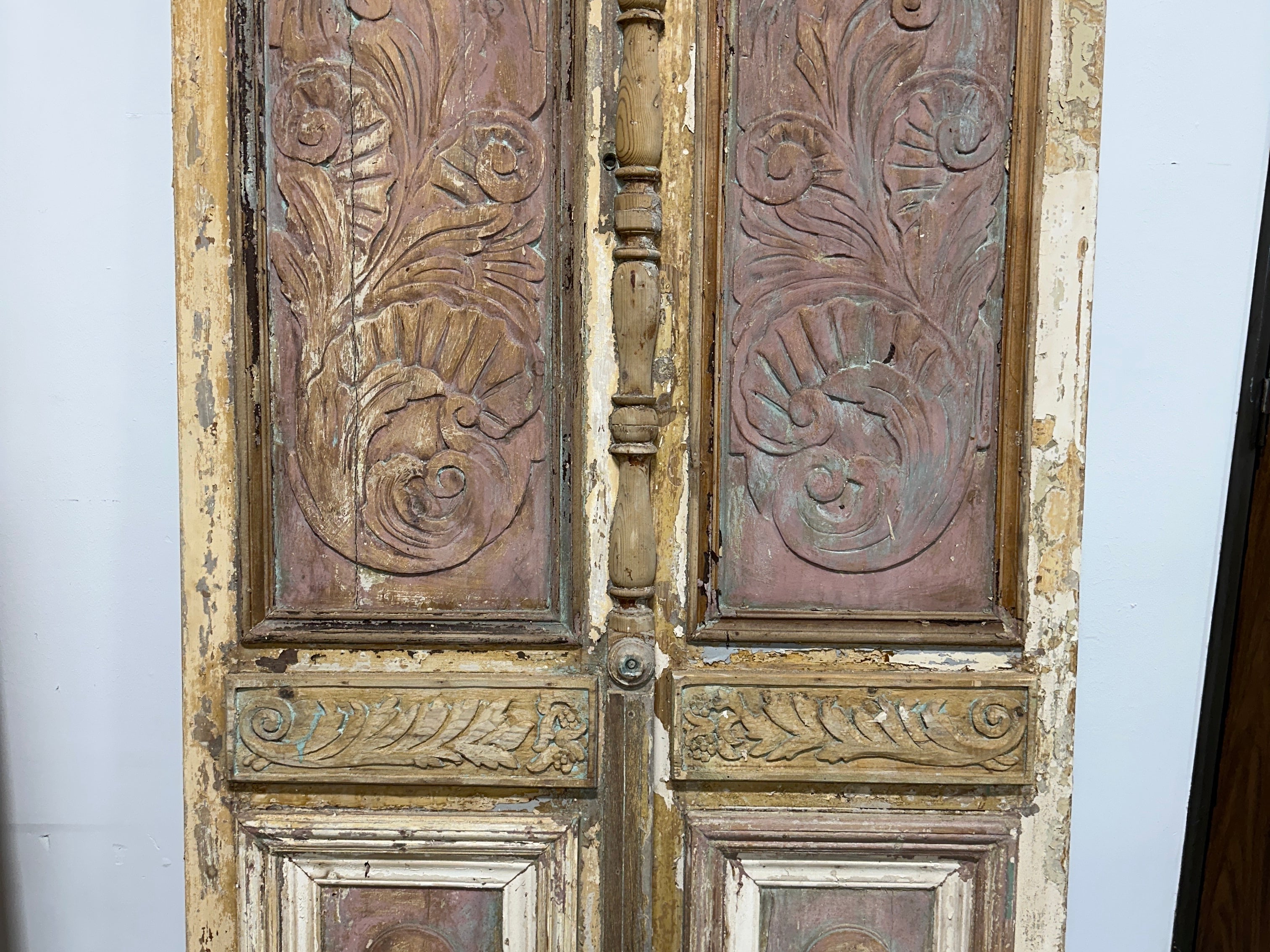 Solid Door (Carved) 55.5in x 98.5in x 1.875in #864 - Saltaire Antiques