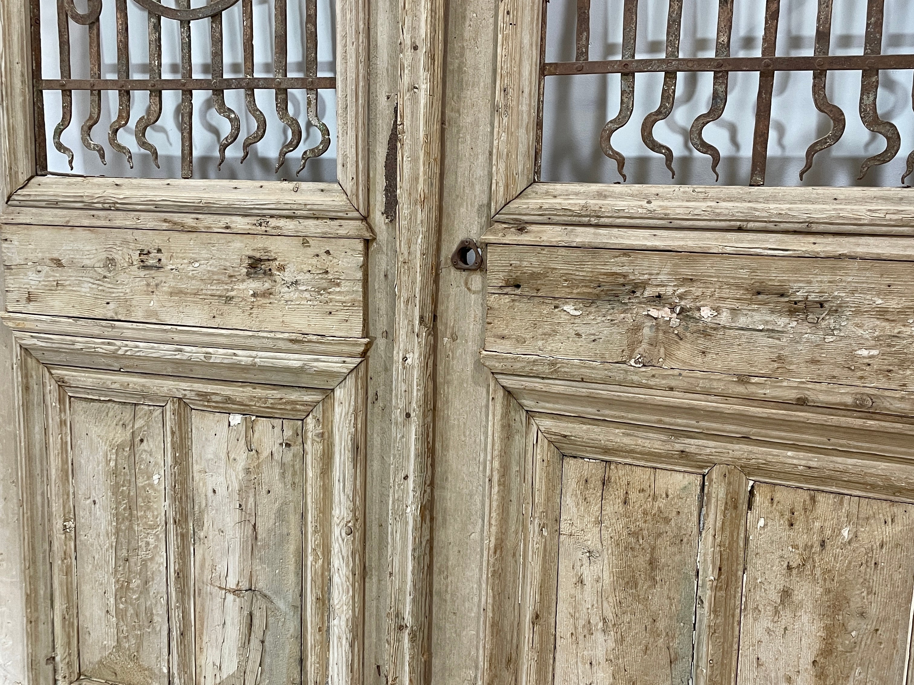 Doors with Iron 64in x 102in x 1.75in #171 - Saltaire Antiques