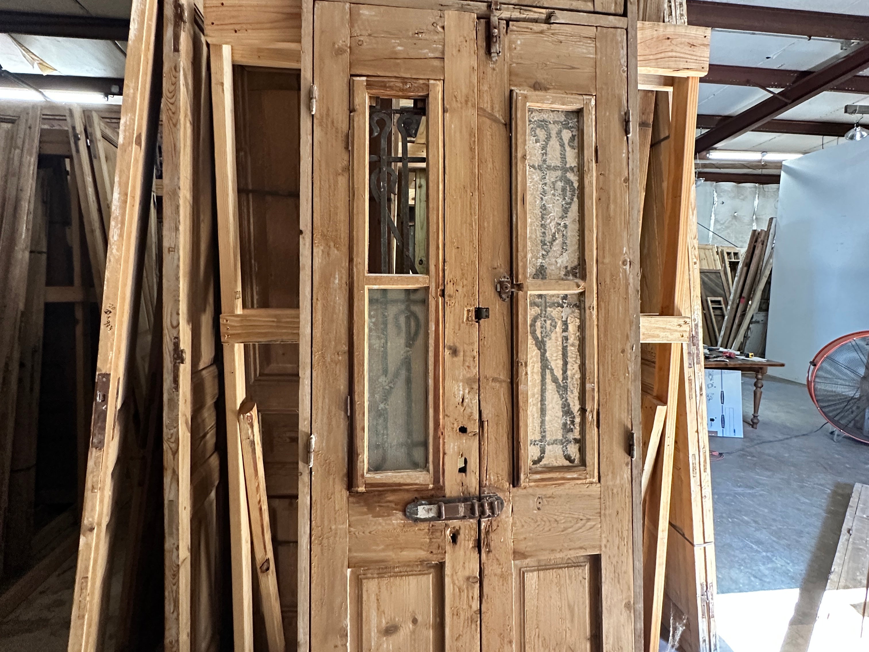 Doors with Iron 38in x 122in #216 - Saltaire Antiques