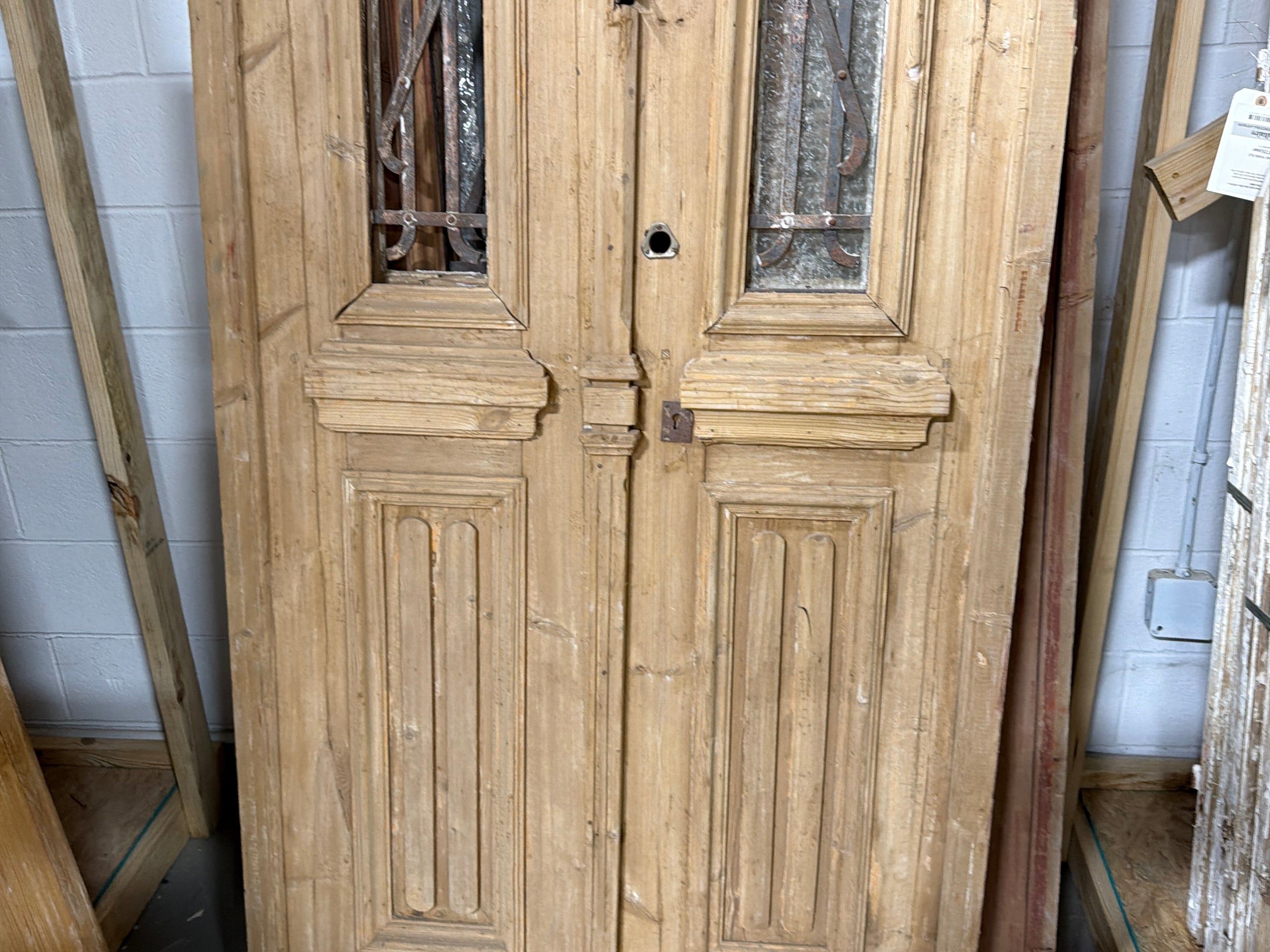 Doors with Iron 38.5in x 126in #222 - Saltaire Antiques
