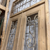 Doors with Iron 43in x 98in x 1.75in #1217 - Saltaire Antiques