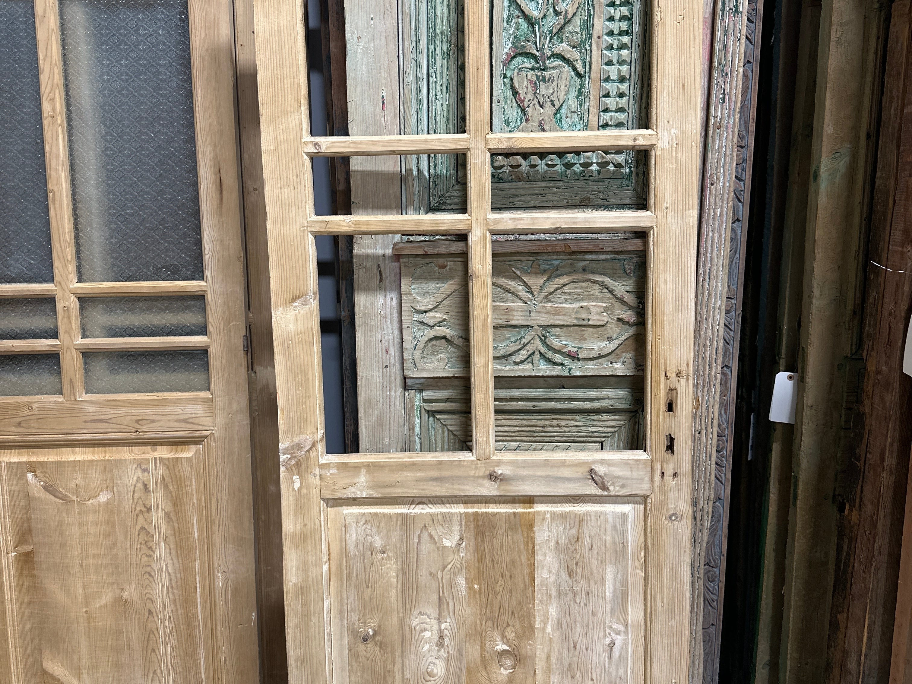 Doors with Lites 32.5in x 83.5in x 1.75in #1128 - Saltaire Antiques