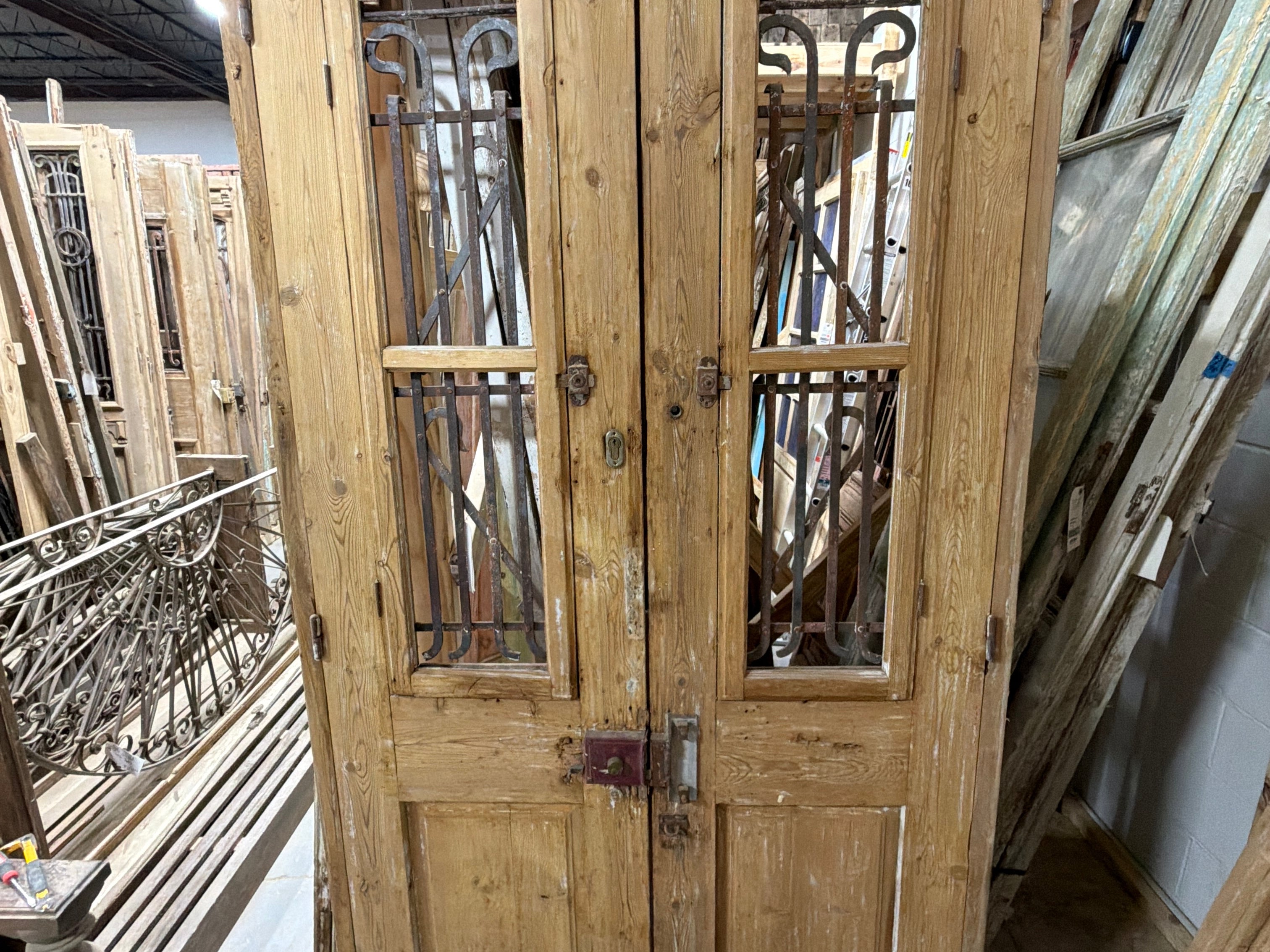 Doors with Iron 46in x 121in #217 - Saltaire Antiques