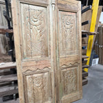 Solid Door (Carved) 60in x 96in x 1.75in #1349 - Saltaire Antiques