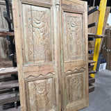 Solid Door (Carved) 60in x 96in x 1.75in #1349 - Saltaire Antiques