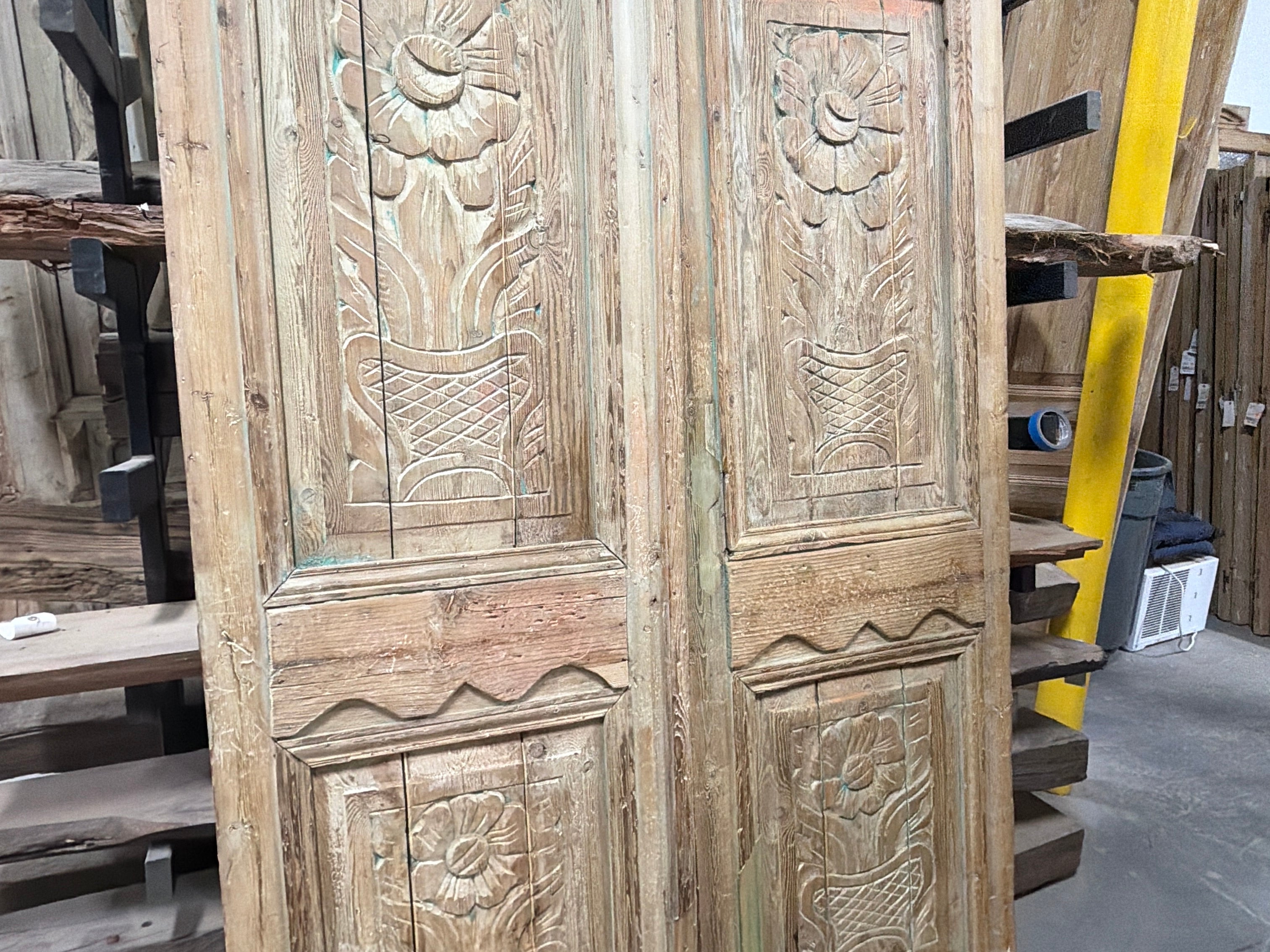 Solid Door (Carved) 60in x 96in x 1.75in #1349 - Saltaire Antiques
