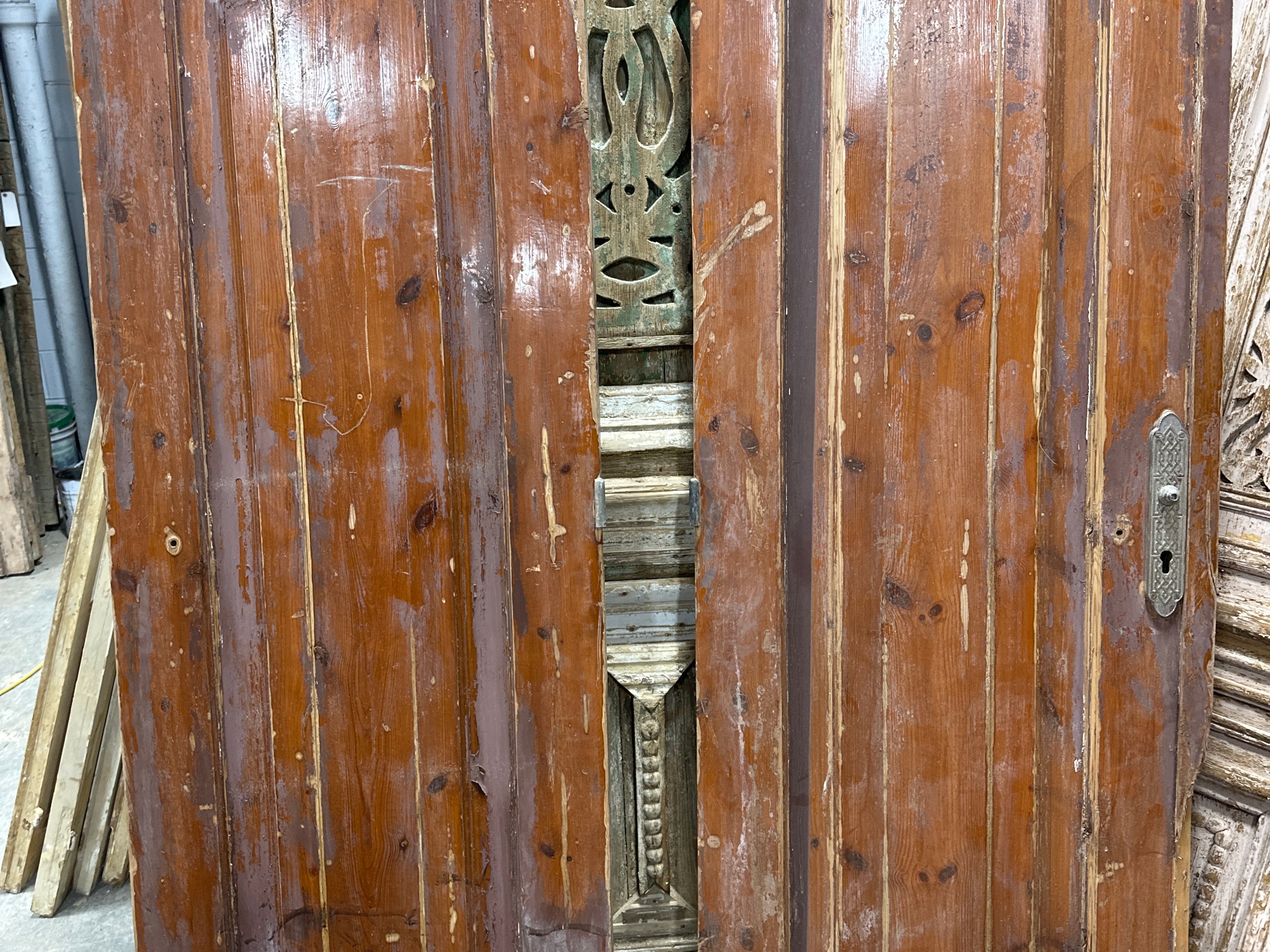Solid Door (Carved) 55in x 83in x 1.75in #1090 - Saltaire Antiques