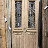 Doors with Iron 44in x 94in x 1.75in #1247 - Saltaire Antiques