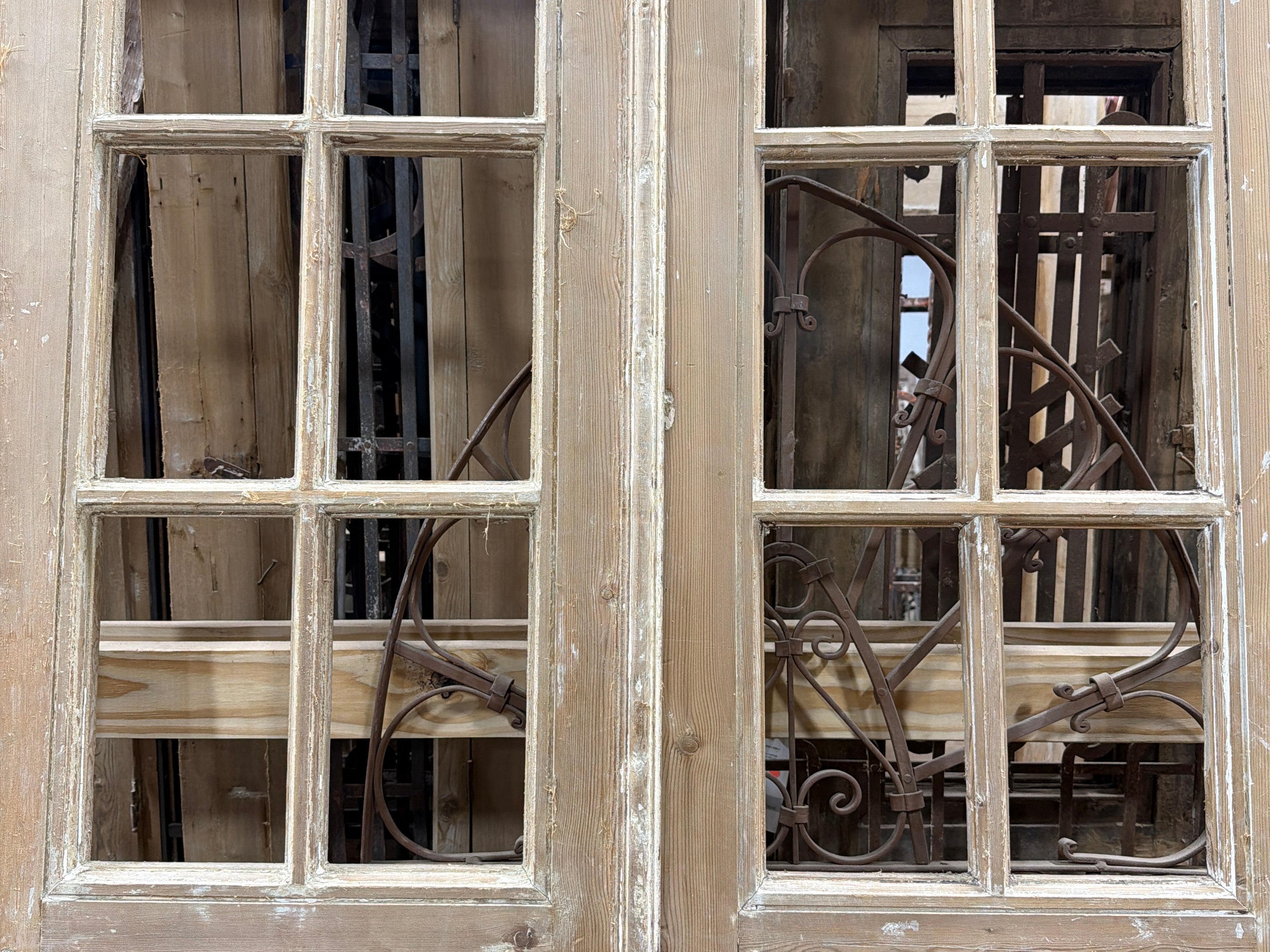 Doors with Lites 47in x 95.5in x 1.75in #1302 - Saltaire Antiques