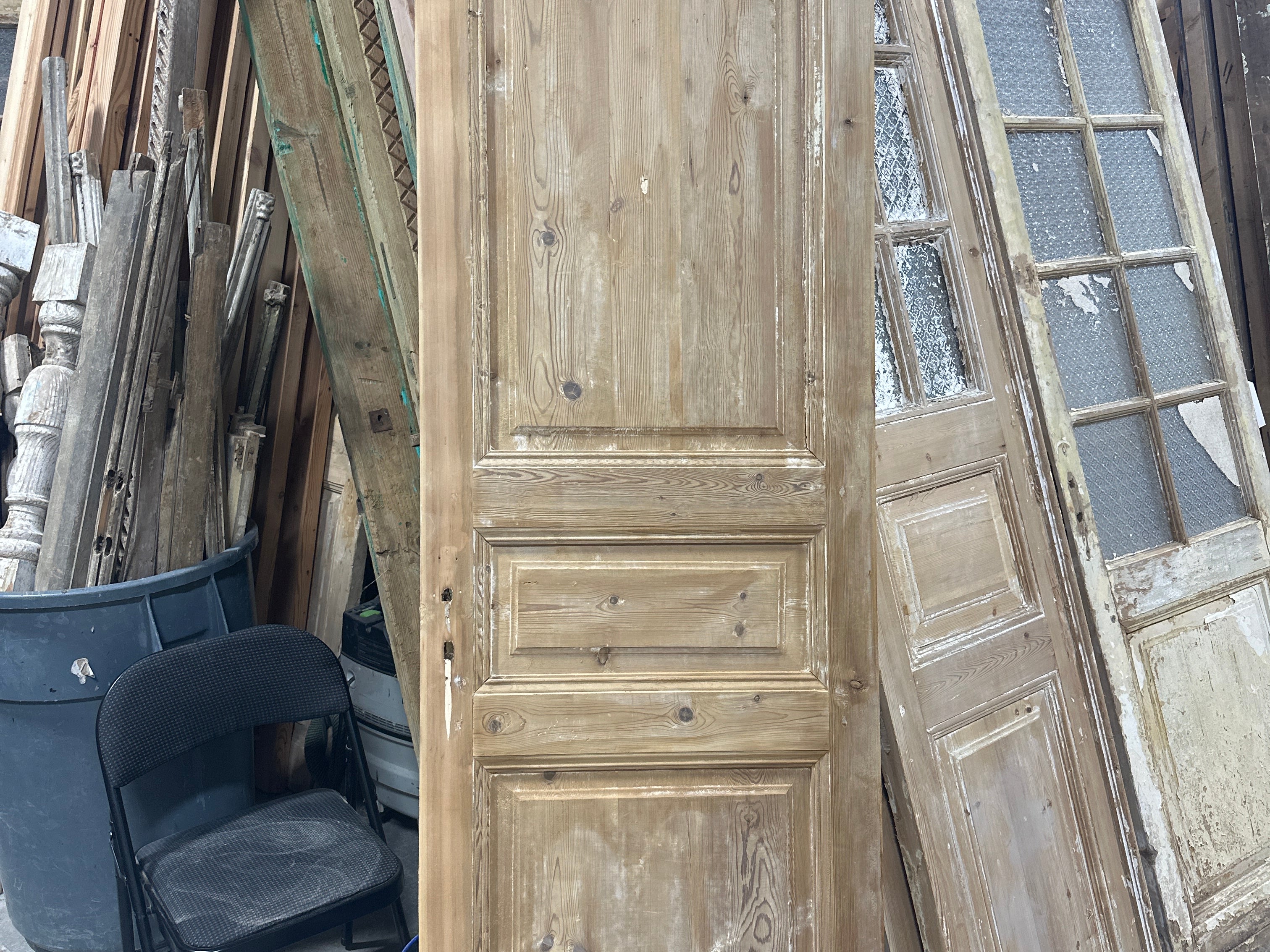 Solid Door (Raised Panel) 28in x 96in x 1.75in #1202 - Saltaire Antiques