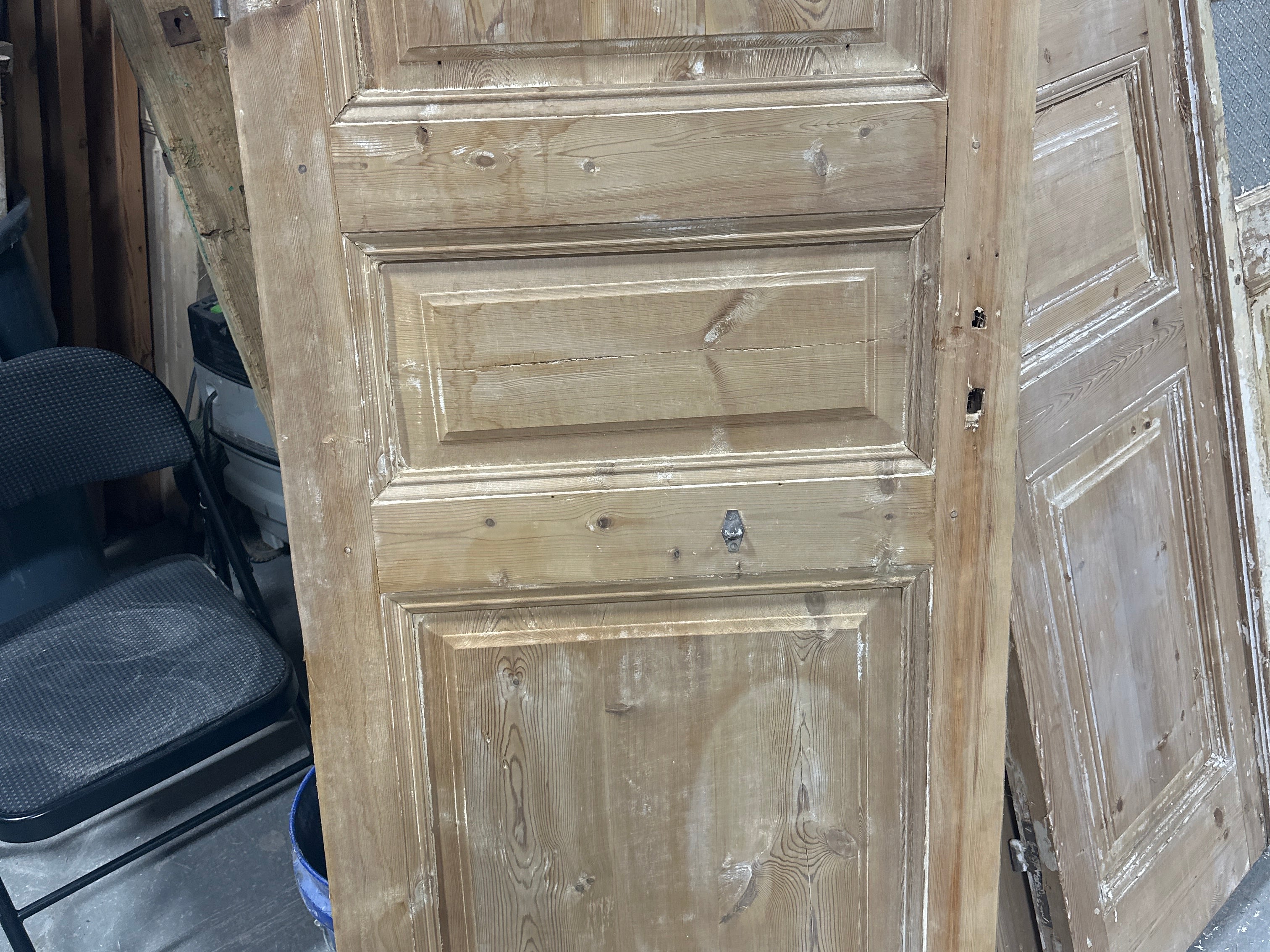 Solid Door (Raised Panel) 28in x 96in x 1.75in #1202 - Saltaire Antiques