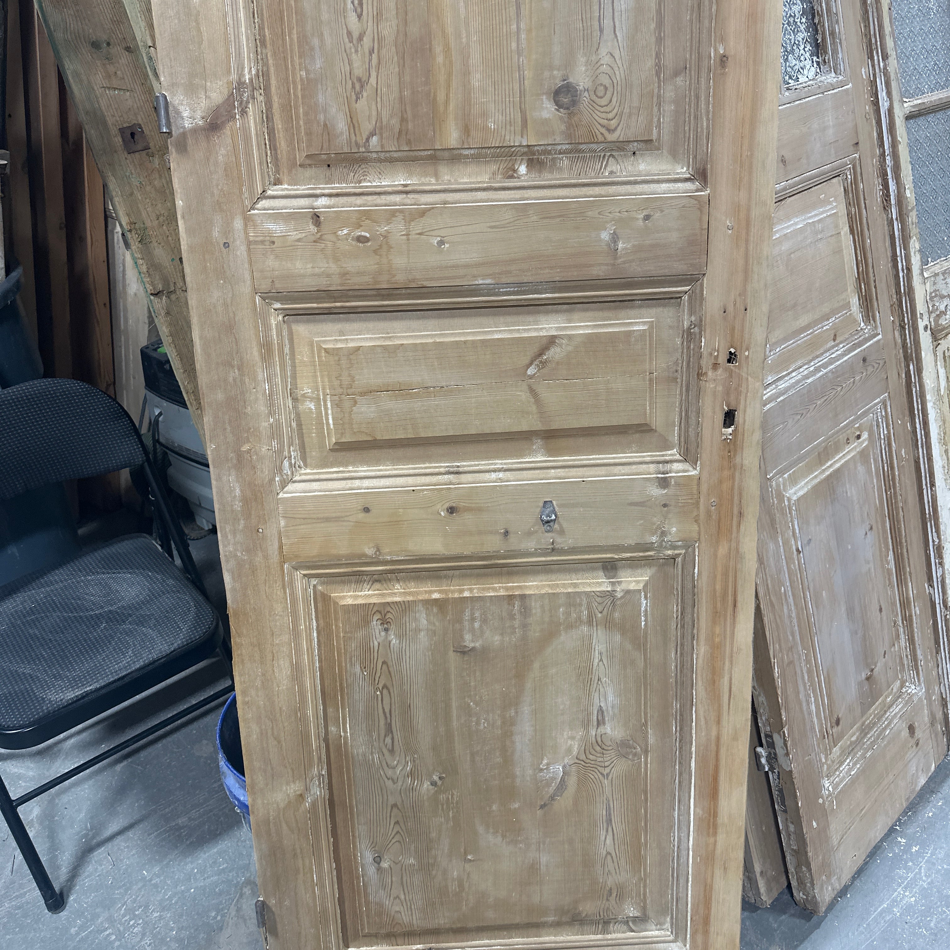 Solid Door (Raised Panel) 28in x 96in x 1.75in #1202 - Saltaire Antiques