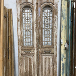 Doors with Iron 42in x 99in x 1.75in #1113 - Saltaire Antiques