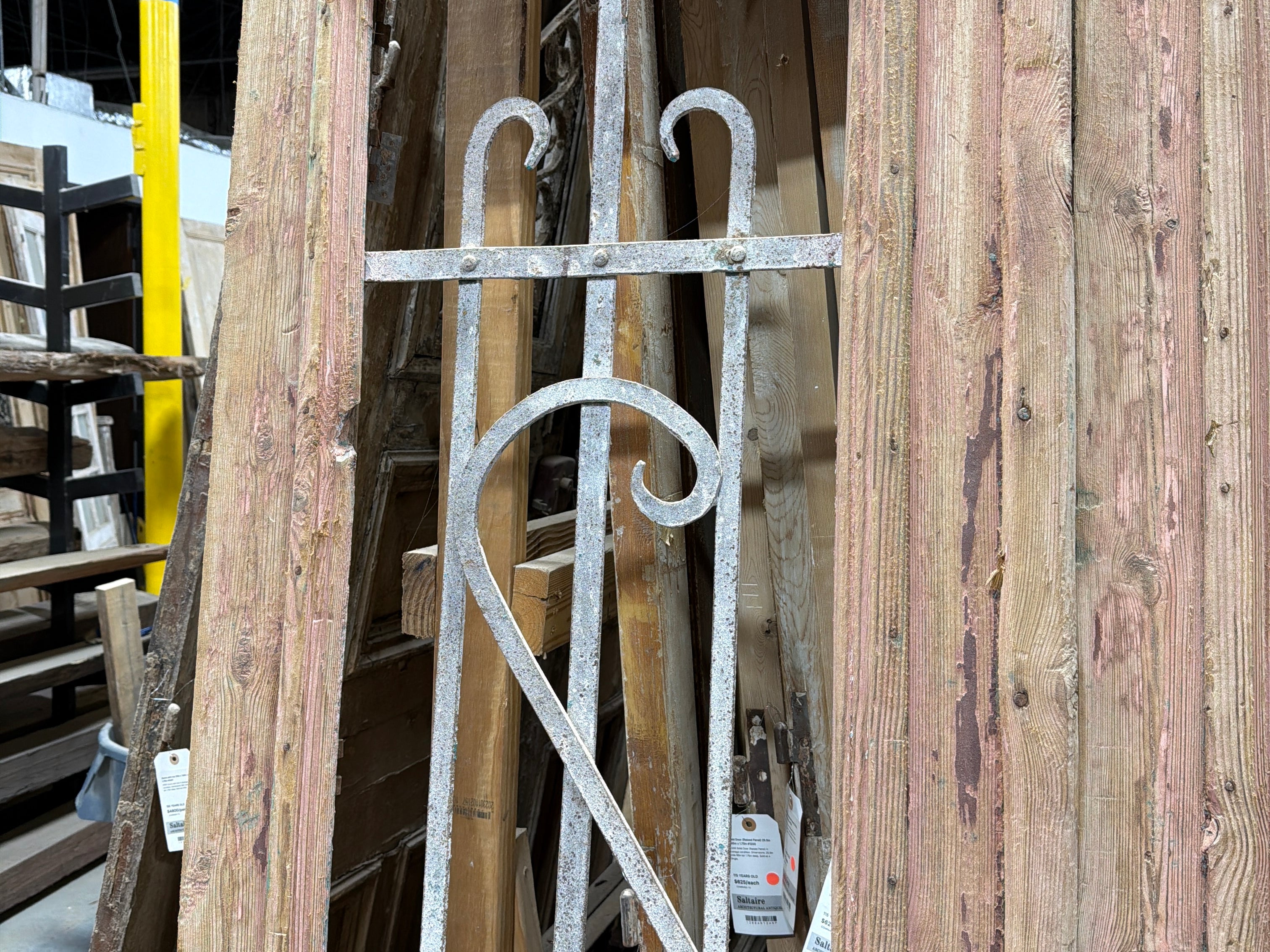 Doors with Iron 51in x 88in x 1.75in #1257 - Saltaire Antiques