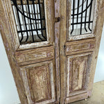 Doors with Iron 41in x 92in x 1.75in #345 - Saltaire Antiques