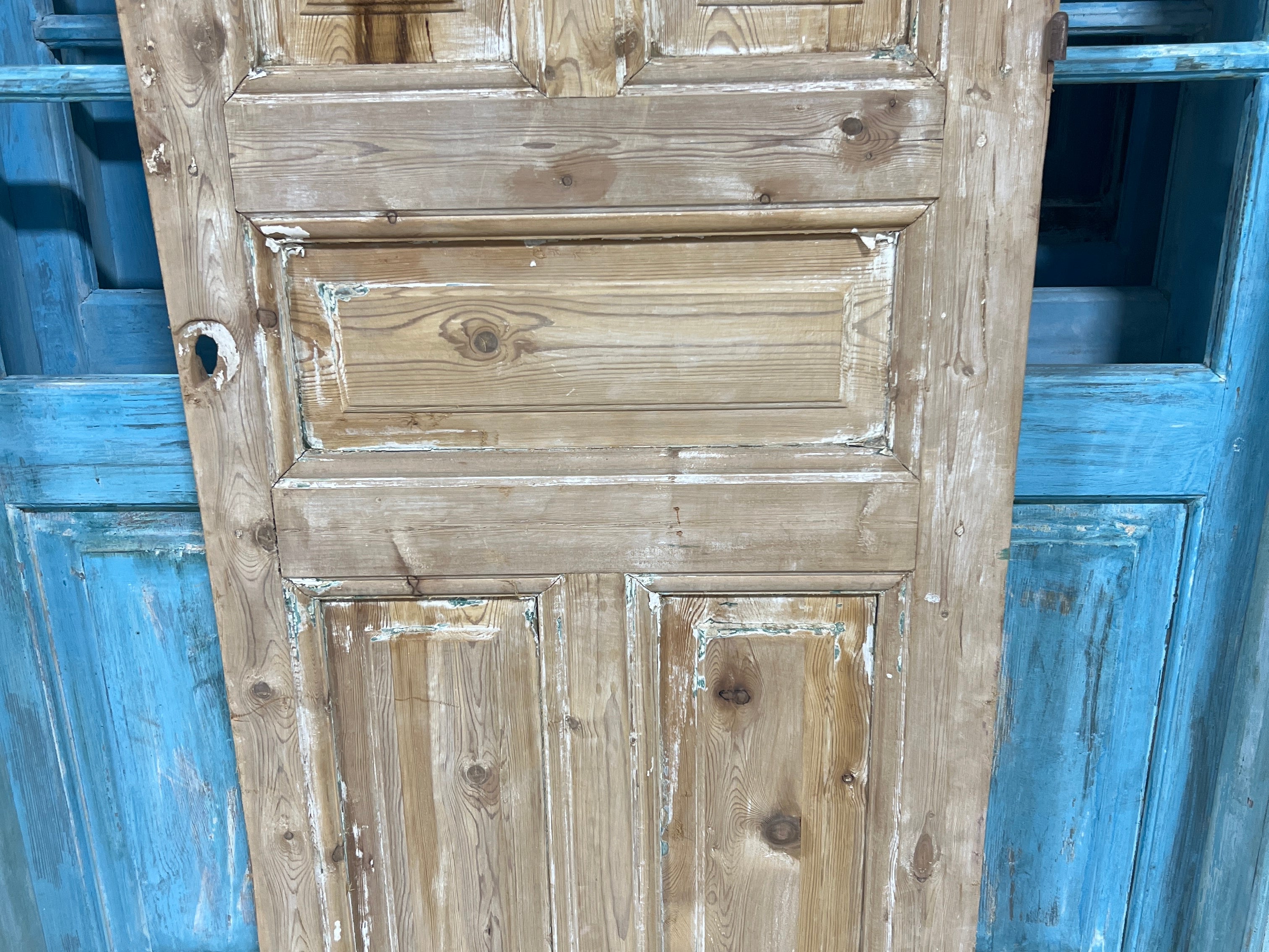 Solid Door (Raised Panel) 28in x 88.5in x 1.75in #1051 - Saltaire Antiques