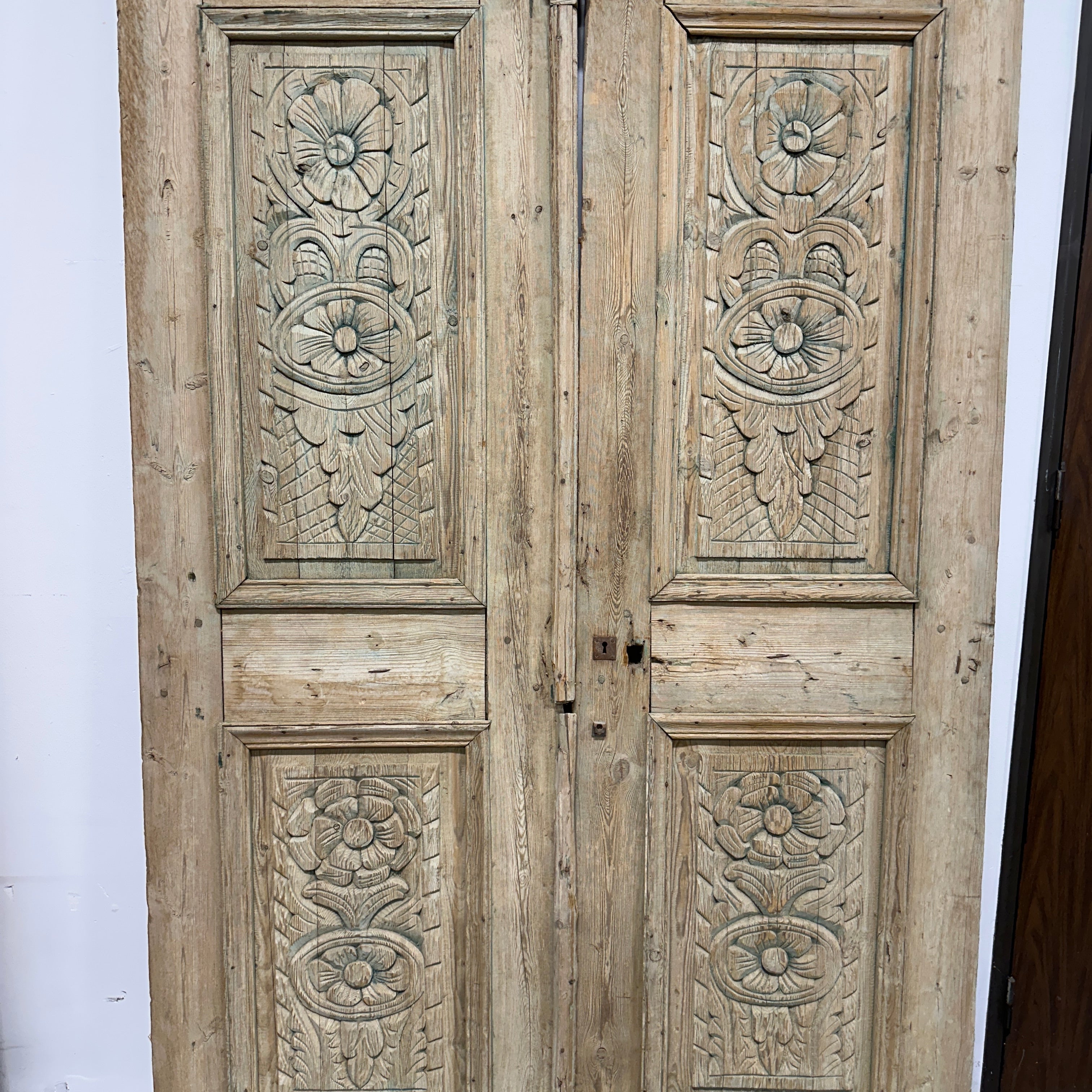 Solid Door (Carved) 60in x 98in x 1.875in #862 - Saltaire Antiques