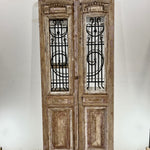 Doors with Iron 41in x 92in x 1.75in #345 - Saltaire Antiques