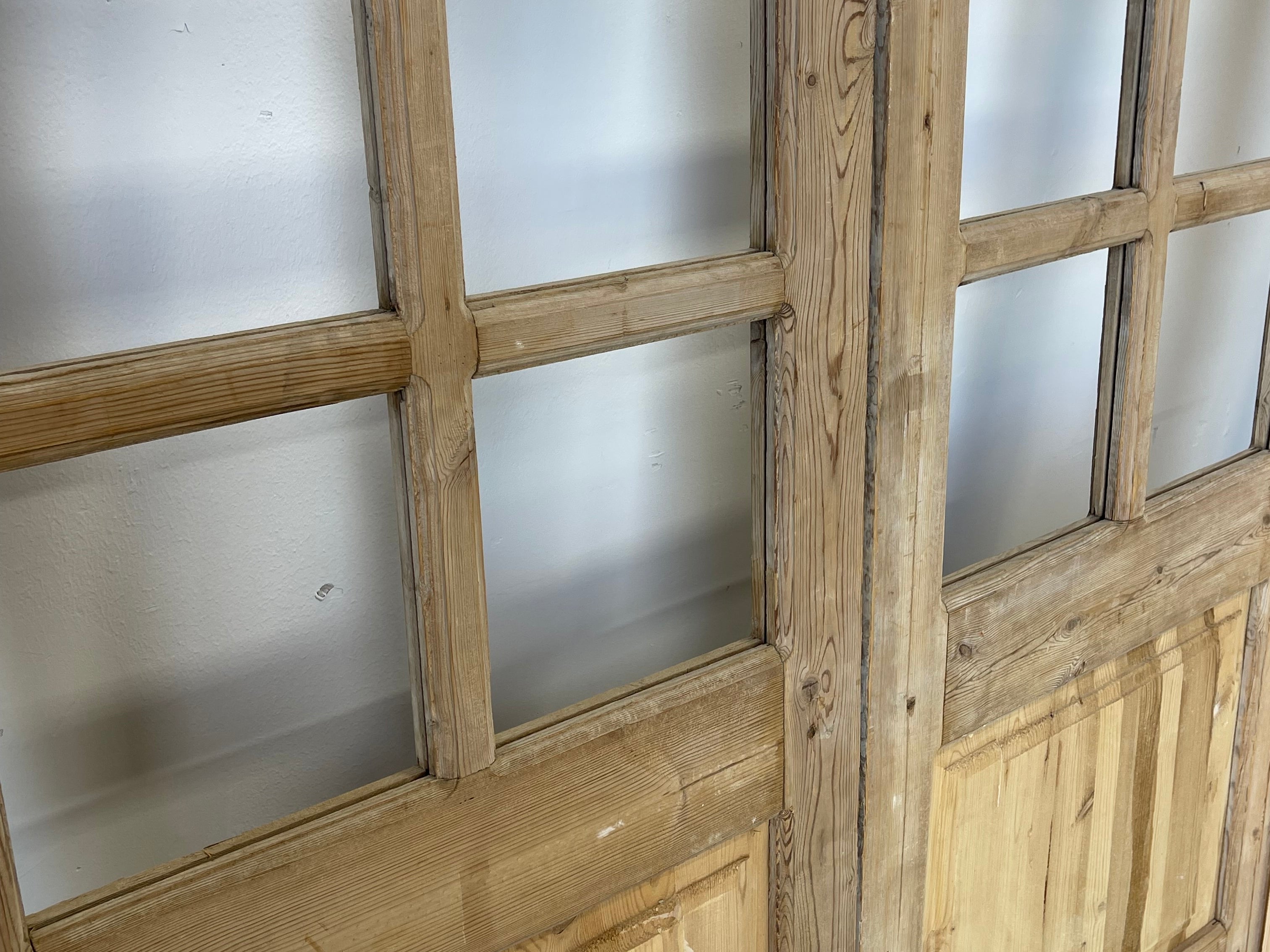 Arched Doors with Lites 56.5in x 94.5in x 1.75in #815 - Saltaire Antiques