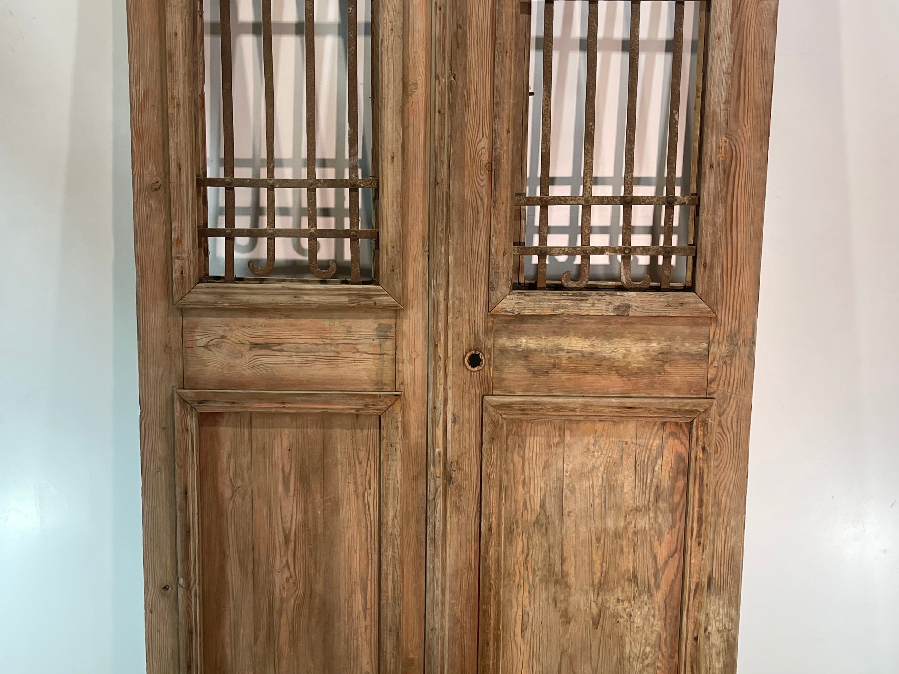 Doors with Iron 48in x 80in x 1.75in #639 - Saltaire Antiques