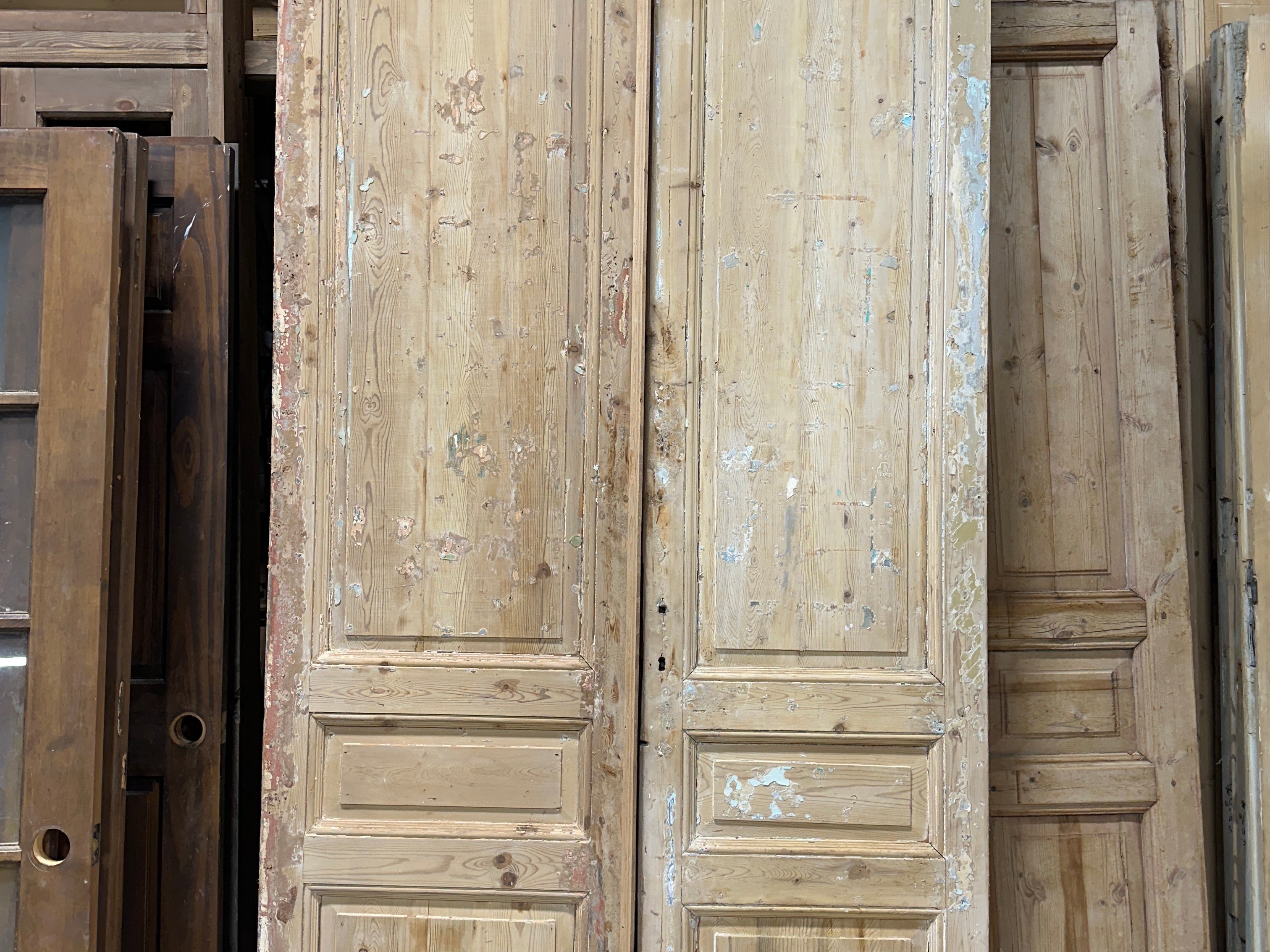 Solid Door (Raised Panel) 51.5in x 108in x 1.75in #941 - Saltaire Antiques