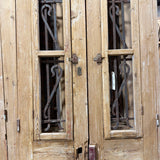 Doors with Iron 37.5in x 121in x 1.75in #1228 - Saltaire Antiques