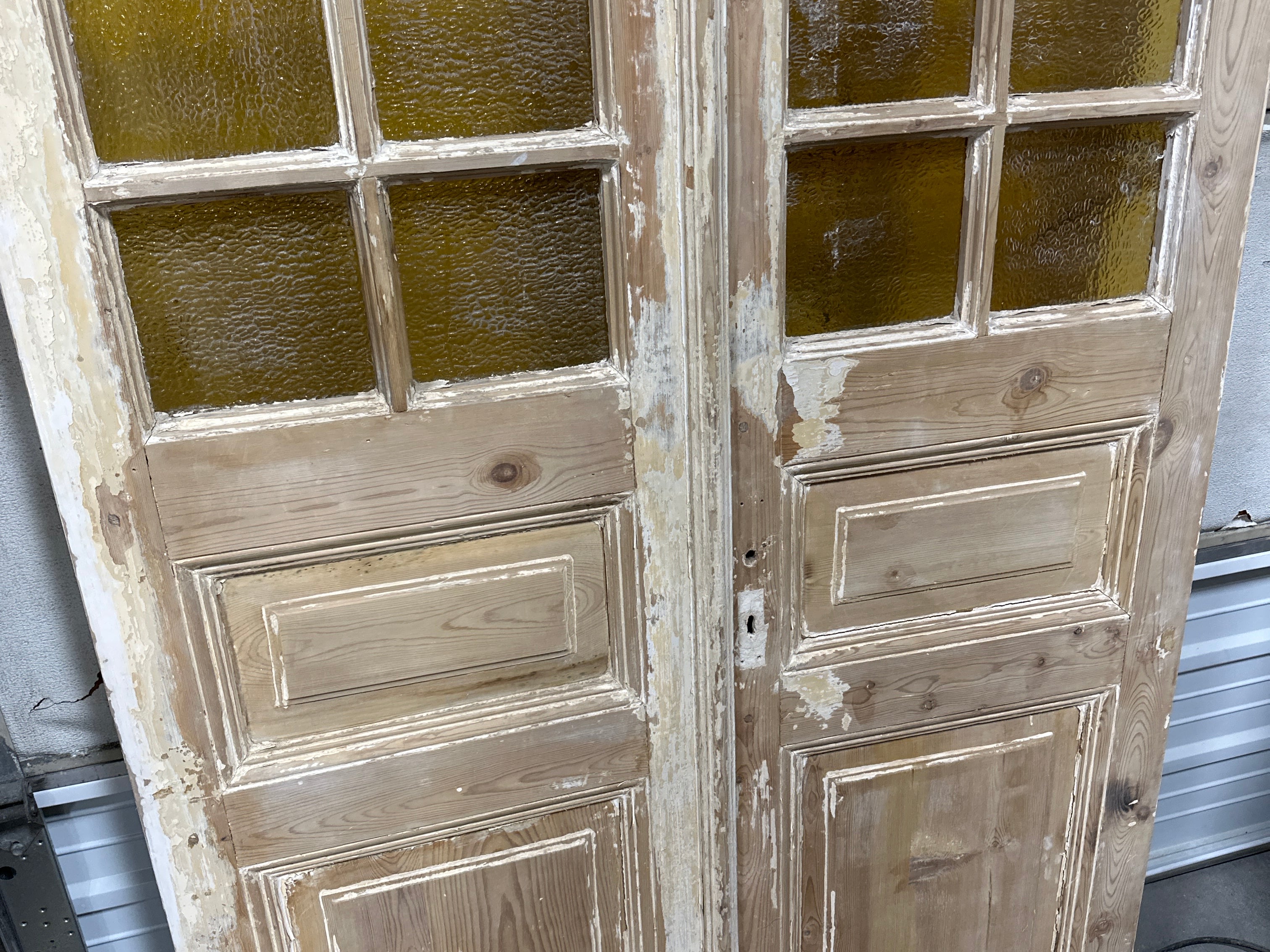 Doors with Lites 44in x 104in x 1.75in #1072 - Saltaire Antiques