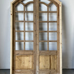 Arched Doors with Lites 56.5in x 94.5in x 1.75in #815 - Saltaire Antiques