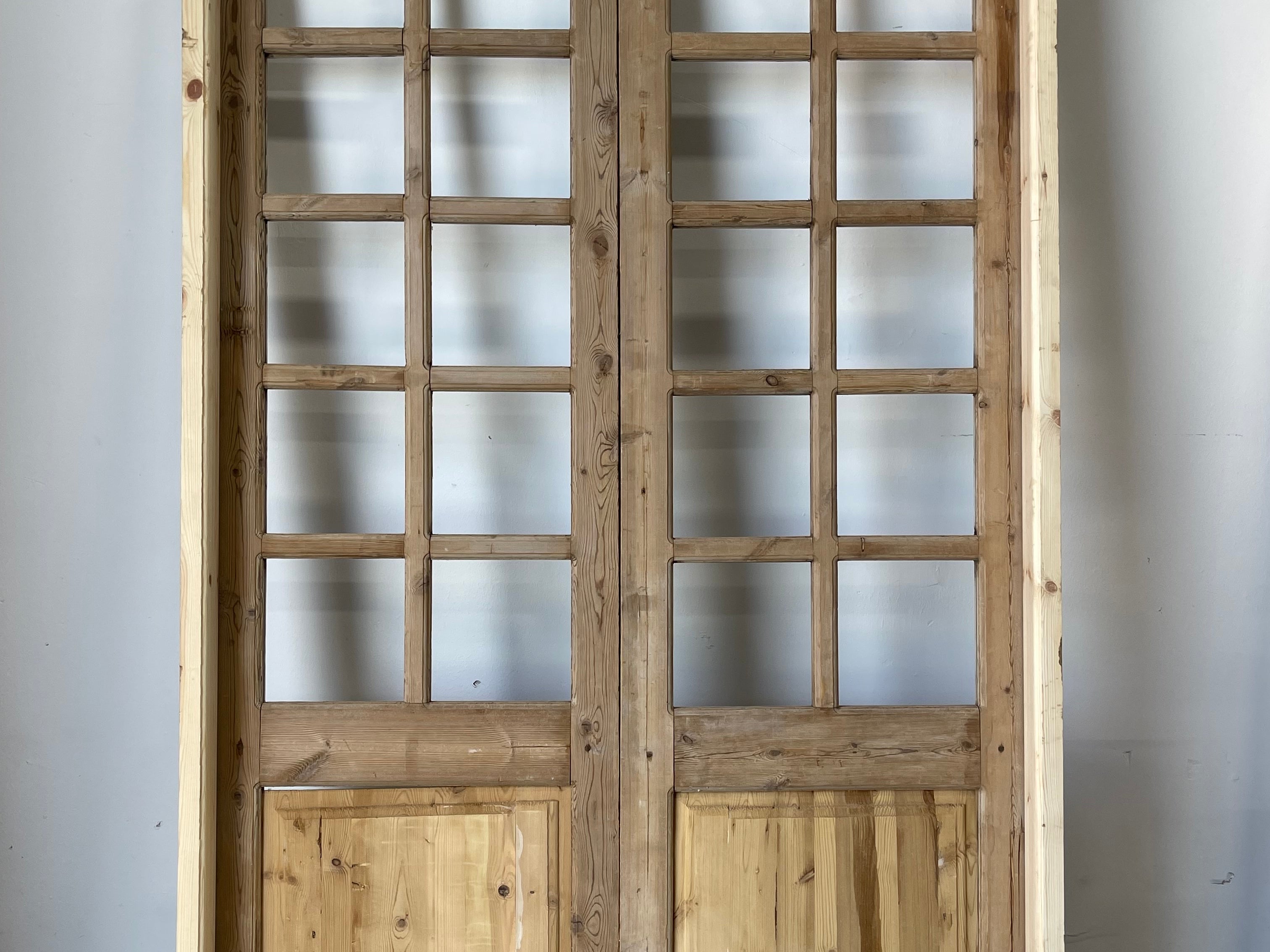 Arched Doors with Lites 56.5in x 94.5in x 1.75in #815 - Saltaire Antiques