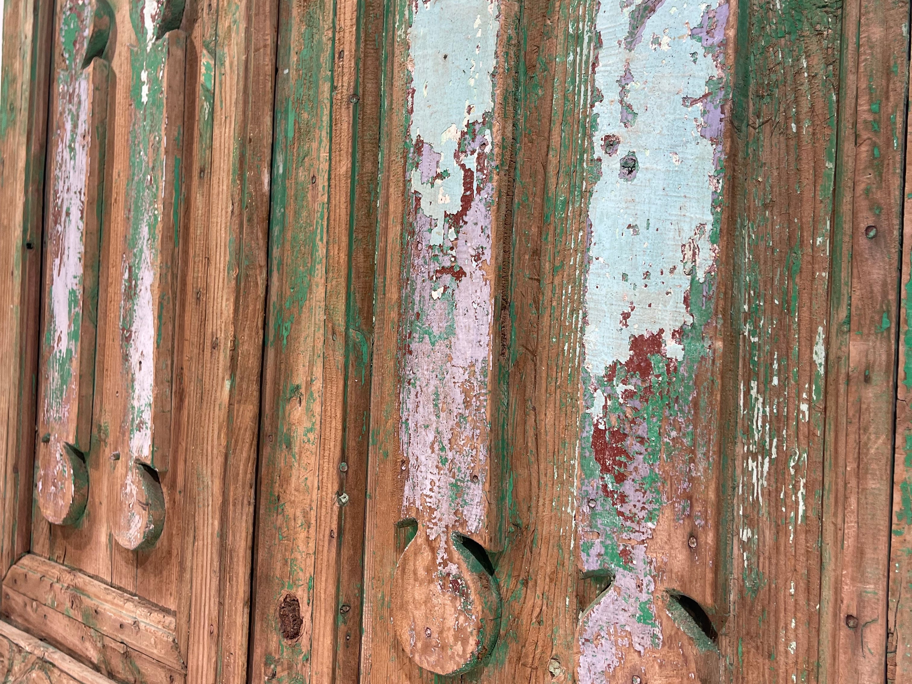 Solid Door (Carved) 51.5in x 98in x 1.75in #655 - Saltaire Antiques