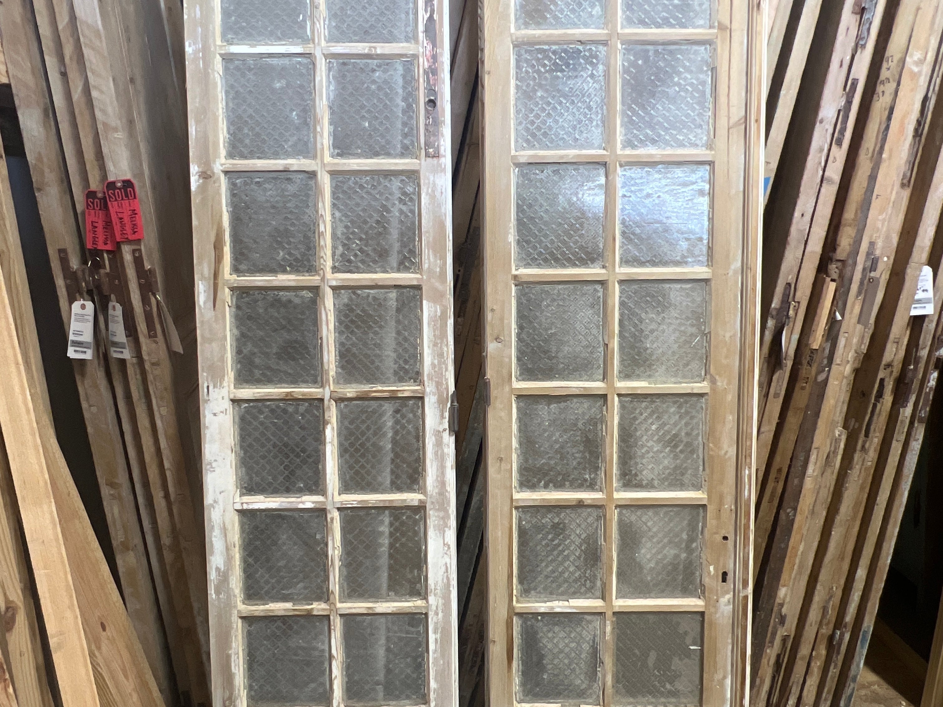 Doors with Lites 40in x 96in x 1.75in #1152 - Saltaire Antiques