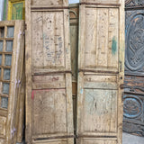 Solid Door (Carved) 60in x 105in x 1.75in #1124 - Saltaire Antiques